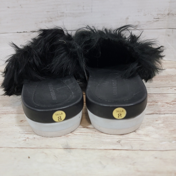 Ariana Bohling Suri alpaca slide sandals - Picture 7 of 12